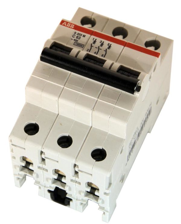 ABB automatsikring C 63A 3P